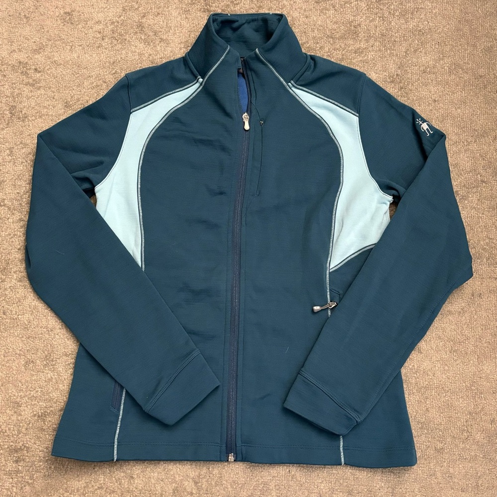 Smartwool PhD HyFi Full Zip Jacket Deep Sea Teal Women’s